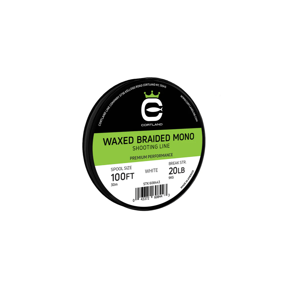 Cortland Waxed Braided Mono Shooting Line