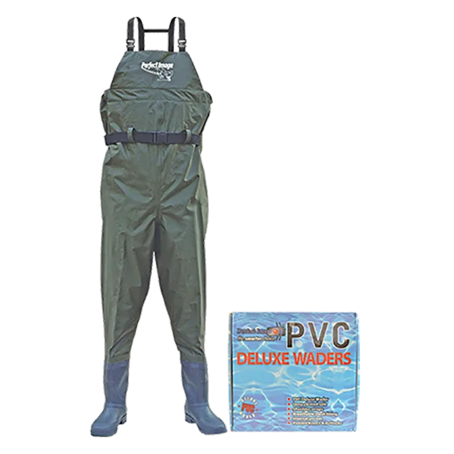 Perfect Image Deluxe PVC Waders Size 10