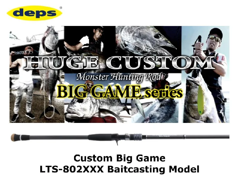 Pre-Order Deps Huge Custom Big Game LTS-802XXX Baitcasting Model