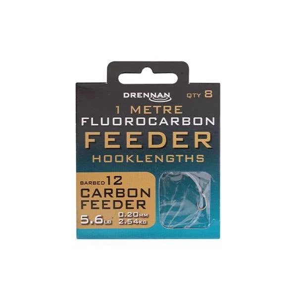 Drennan Fluorocarbon Hooks to Nylon Carbon Feeder