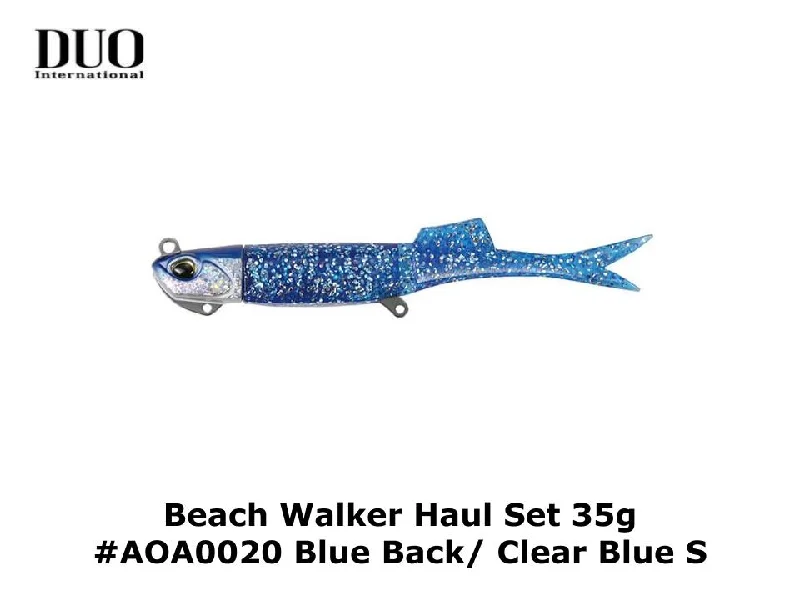 Duo Beach Walker Haul Set 35g #AOA0020 Blue Back/ Clear Blue S