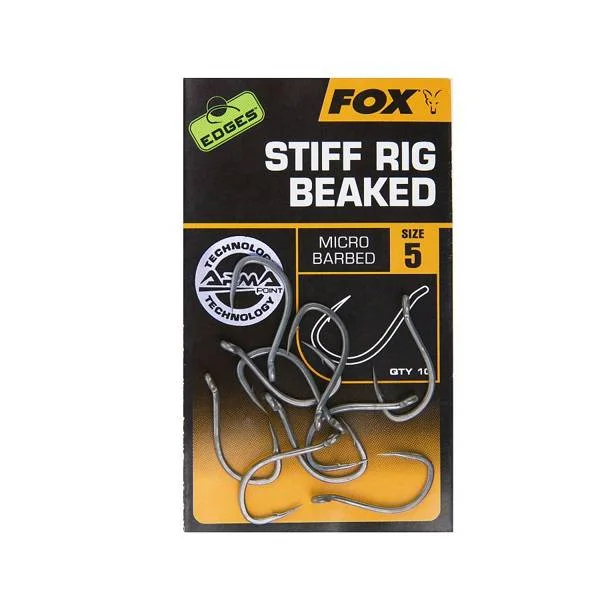 Fox Edges Stiff Rig Beaked Hooks