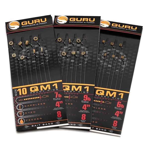 Guru 4" QM1 Bait Band Feeder Rigs