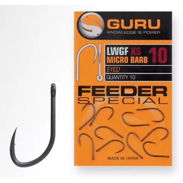 Guru Feeder Special XS Eyed Hooks Barbed