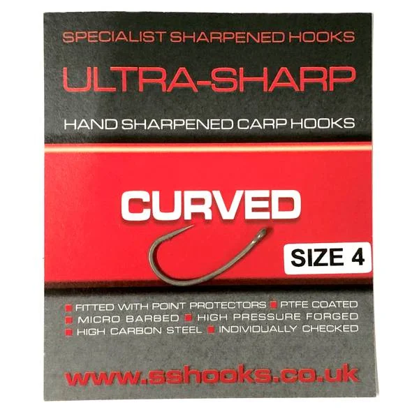 Jason Hayward Ultra-Sharp Curved Carp Hooks