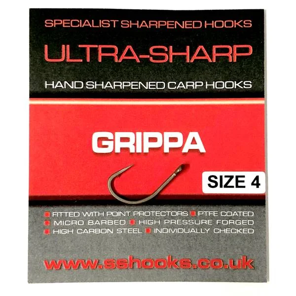 Jason Hayward Ultra-Sharp Grippa Carp Hooks