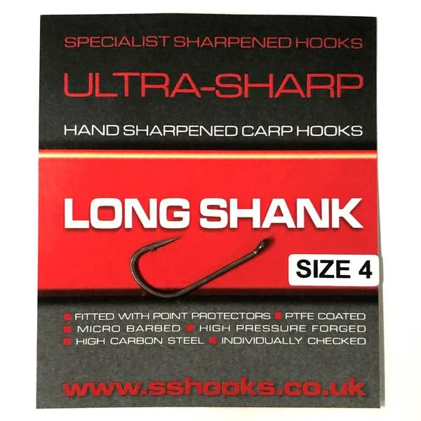 Jason Hayward Ultra Sharp Long Shank Carp Hooks