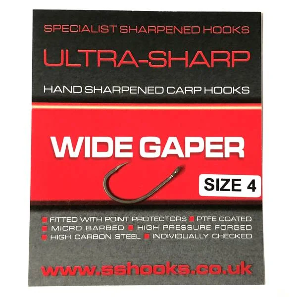 Jason Hayward Ultra-Sharp Wide Gaper Carp Hook