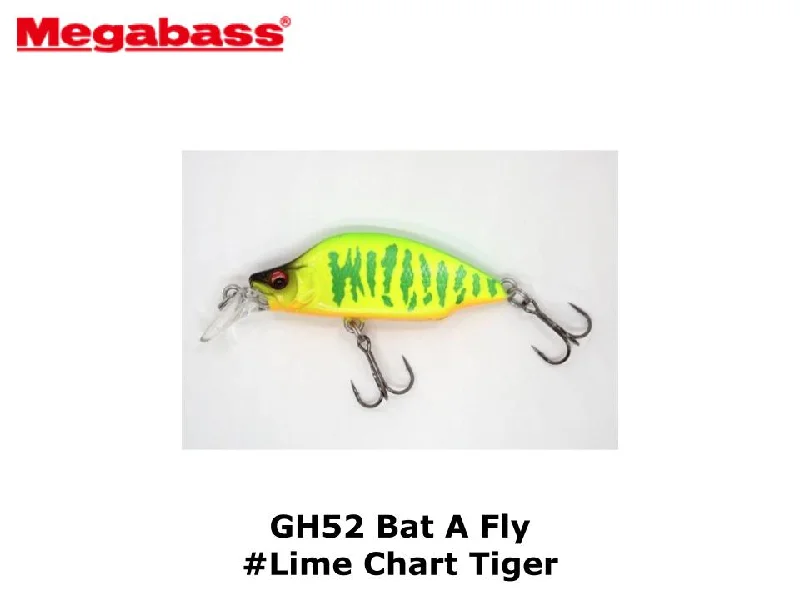 Megabass GH44 Bat A FRY (SP-C) #Lime Chart Tiger