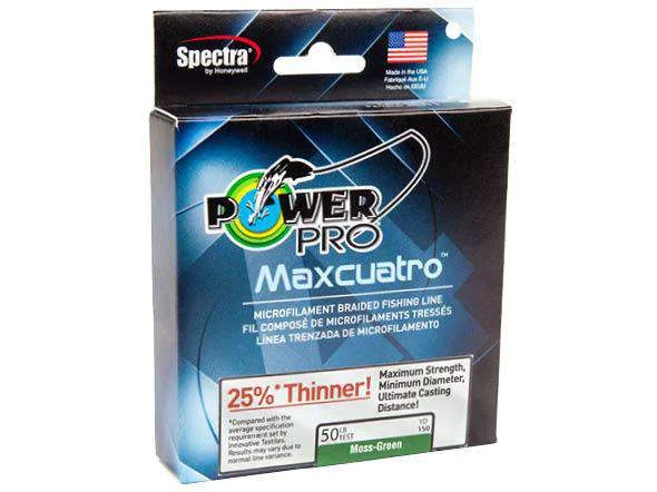 PowerPro Maxcuatro Microfilament Braided Line