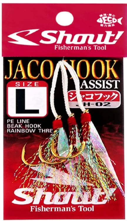 Shout! Jaco Hook Rigged Assist Rainbow JH-02