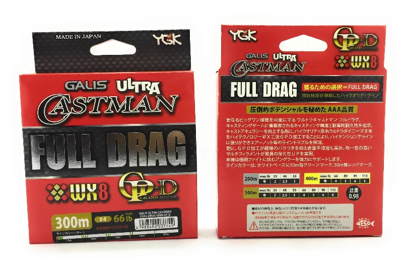 YGK GALIS ULTRA Castman Full Drag WX8