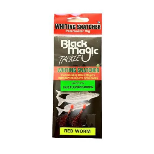 Black Magic Whiting Snatcher Red Worm