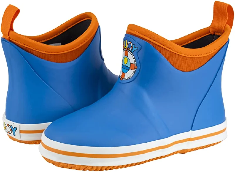 Kid's Blue/Orange Buoy Boots