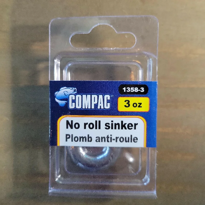 COMPAC No Roll Sinkers 3oz 1/pk