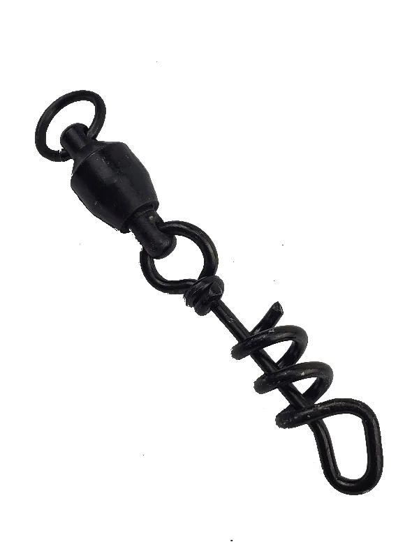 Lobo Lures 350lb Quick Release Heavy Duty Ball Bearing Dredge Corkscrew Swivel