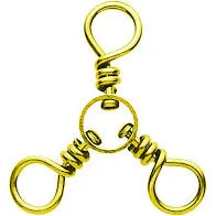 Eagle Claw 3-Way Swivel Sz2 Qty3 S3WB-2