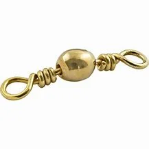 Dolphin Brass Barrel Swivels Sz:12 Qty:12 2101-12