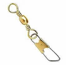 Dolphin Brass Snap Swivels Sz:10 Qty:12 2102-10