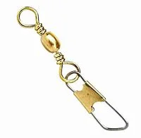 Dolphin Brass Snap Swivels Sz:7 Qty:12 2102-7