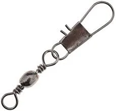 Eagle Claw Barrel Swivel W/Interlock Snap SBIN12-5