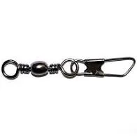 Eagle Claw Barrel Swivel W/ Safe Snap Sz:12 Qty:7 SBSBK-12