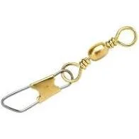 Eagle Claw Barrel Swivel W/ Safety Snap Sz:5 Qty:12 SBSB12-5