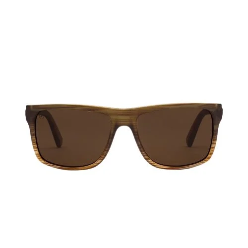 Red Wood Frame, Bronze Polarized Lens