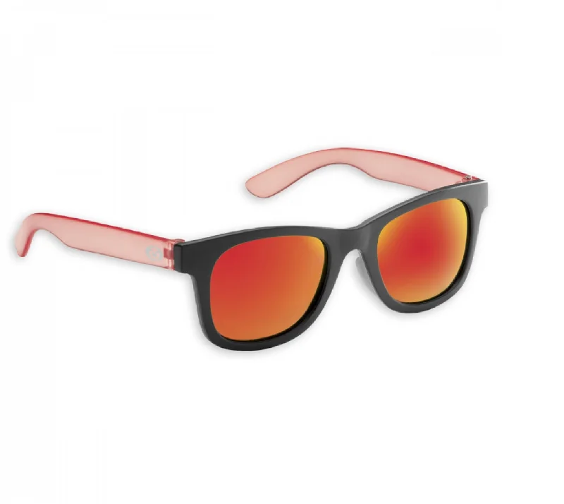 Flying Fisherman Spray JR Angler Sunglasses Black Red/Red Mirror