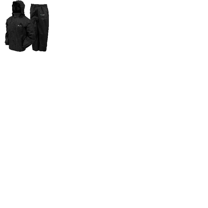 Frogg Toggs All Sport Rain Suit Black Size 3X-Large