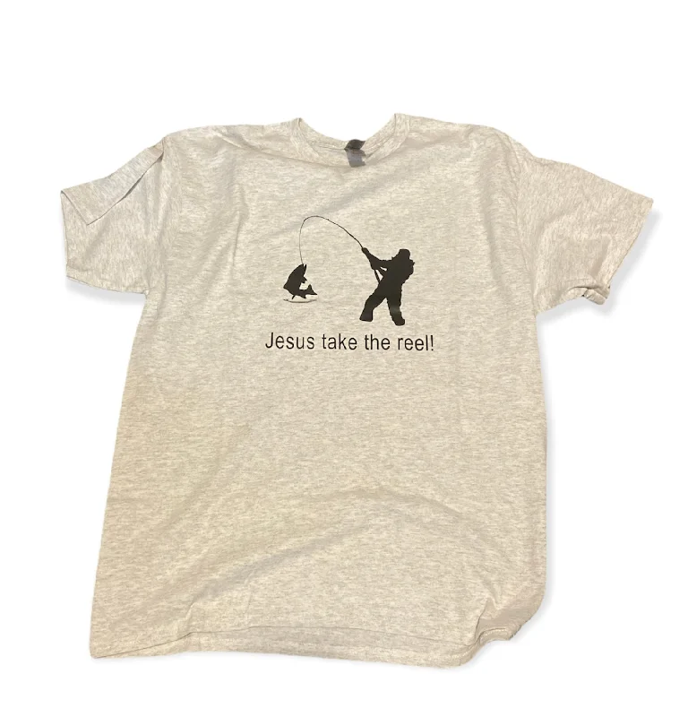 Jesus take the reel T-shirt