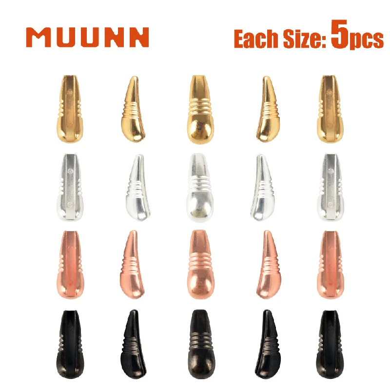 MUUNN 20pcs Combo Tungsten Javi Beads Fly Tying Material XS-l Multi-Color Nymphs Flies Jig Hook Trout Bass Bream Fishing Tool