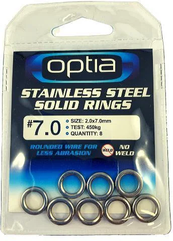 Optia Stainless Steel Solid Ring