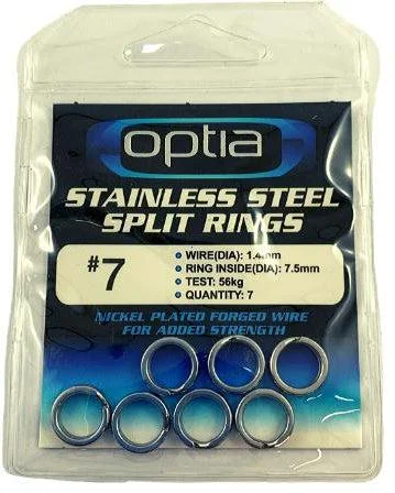 Optia Stainless Steel Split Ring