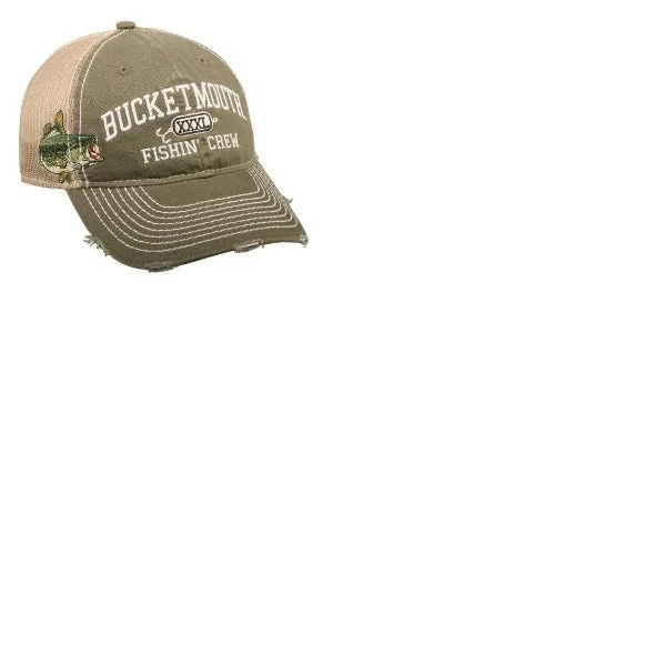 Outdoor Cap Bucket Mouth Mesh Back Olive/Kahki