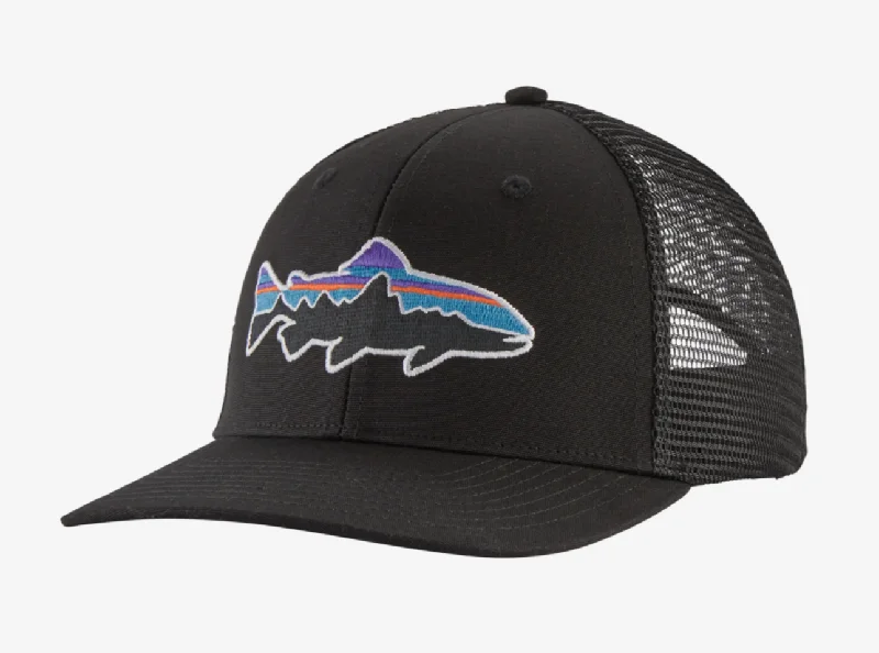 Patagonia Fitz Roy Trout Trucker Hat - Black