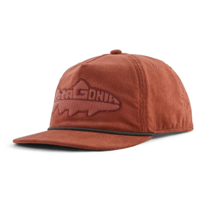 Patagonia Fly Catcher Hat - Wild Waterline: Burl Red