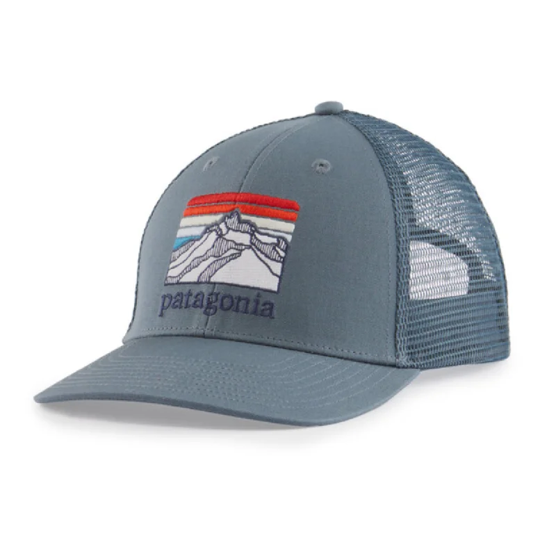 Patagonia Line Logo Ridge LoPro Trucker Hat - Plume Grey