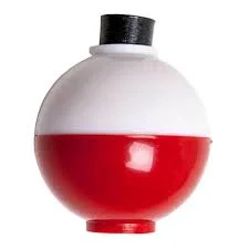 Pucci 2.5 inch Red/White Fishing Float