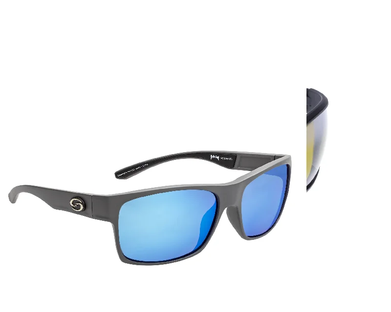 Strike King Sunglass SKP Catawba Matte Concrete Frame Revo White Mirror