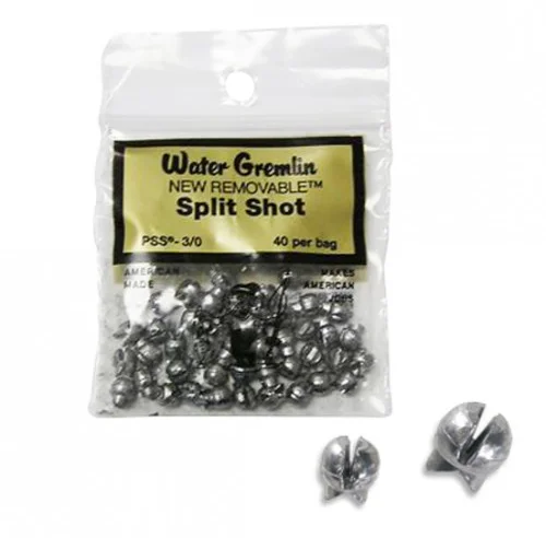 Water Gremlin Removable Split Shot Sinkers