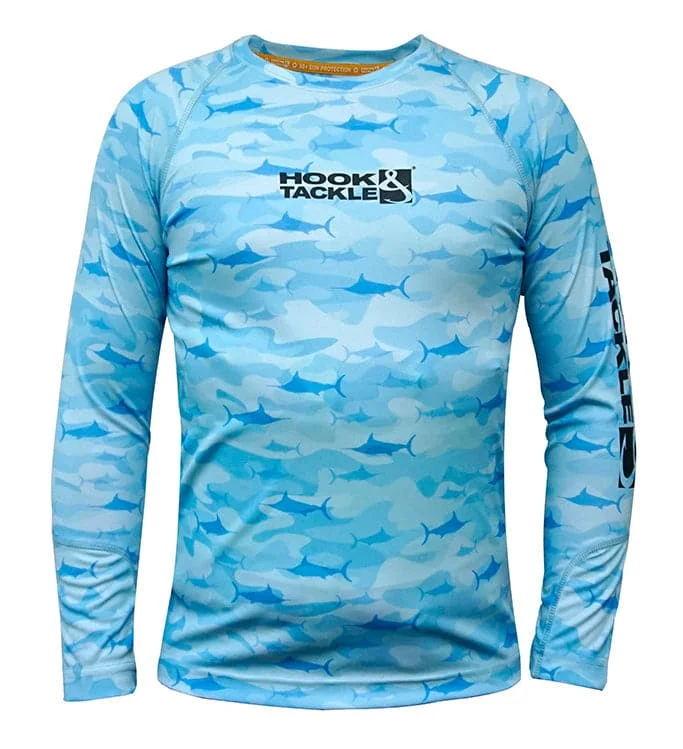 Youth Camo Billfish UV Fishing Shirt (8-20)